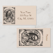 人間不気味スカルサンダー_コーブ 名刺 (正面/裏面)