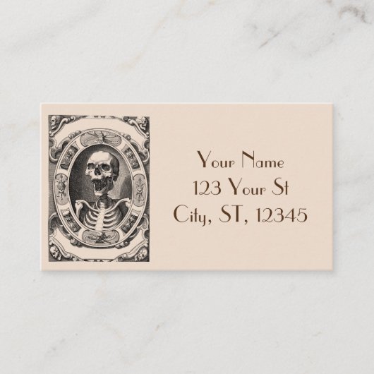 人間不気味スカルサンダー_コーブ 名刺 (正面)