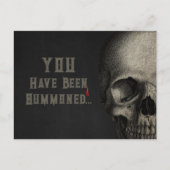 人間不気味スカル ポストカード (正面)