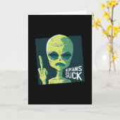 人間吸 カード (黄色い花)