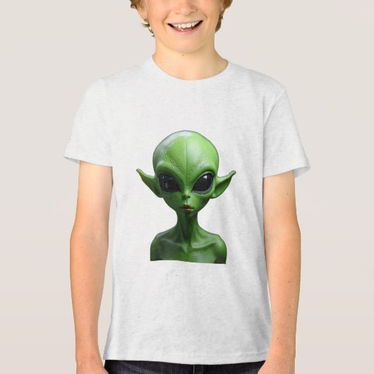 人間型の緑 トライブレンドＴシャツ (正面)