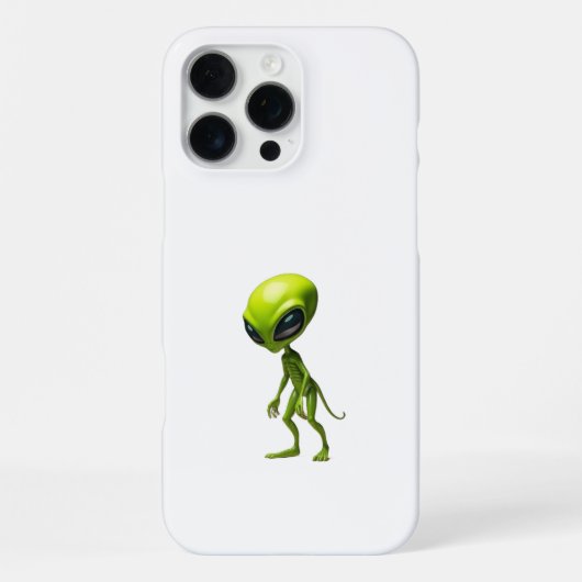 人間型の緑 iPhoneケース (裏面)