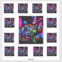 人間嫌いのステッカー シール