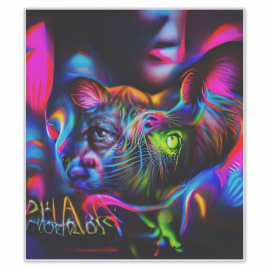 人間嫌い シール (正面)