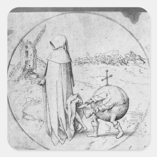 人間嫌い スクエアシール (正面)