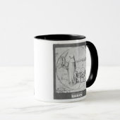 人間嫌い マグカップ (正面右)