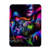 人間嫌い マグネット (縦)