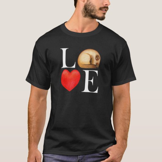 人間嫌い、皮肉なニャーと猫を愛する Tシャツ (正面)