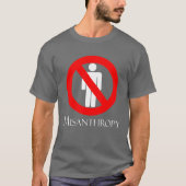 人間嫌い Tシャツ (正面)