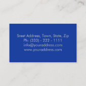 人間工学/Biotechnologistの化学者の実験室 名刺 (裏面)