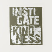 人間性に優しさを与える社会認識度 タペストリー (正面)