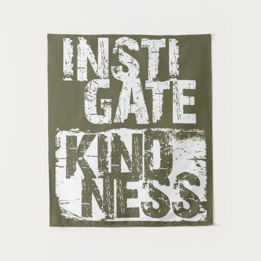 人間性に優しさを与える社会認識度 タペストリー (正面)