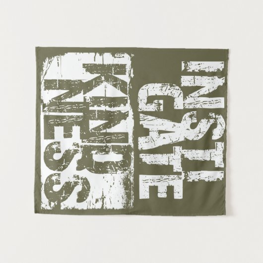 人間性に優しさを与える社会認識度 タペストリー (正面(横))