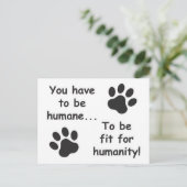 人間性に対する人道的 ポストカード (スタンド正面)