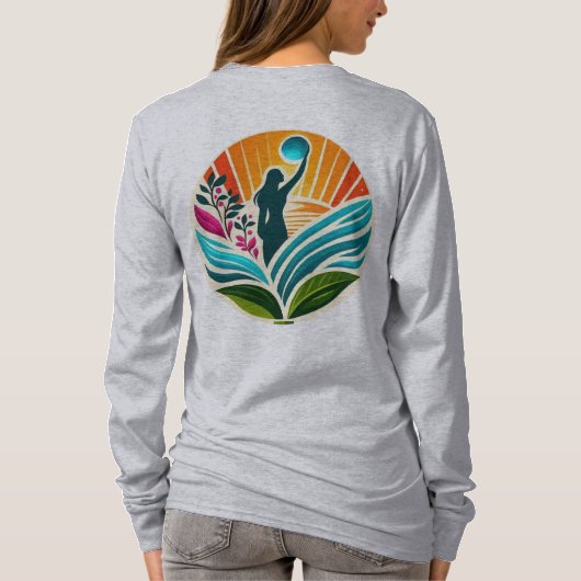 人間性を高める長袖 Tシャツ (裏面)