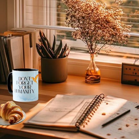 「人間性忘れを捨てよエレガントう金ゴールド マグカップ