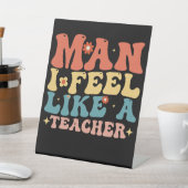 人間感じ好き先生新学期 台座サイン (インサイチュ)