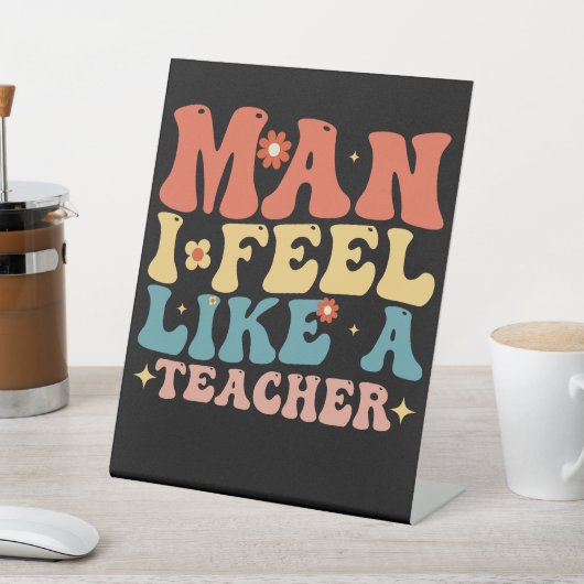 人間感じ好き先生新学期 台座サイン (インサイチュ)