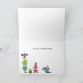 人間感謝していのカー素晴らしド(5×7) サンキューカード (内部)