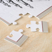 人間手の骨 ジグソーパズル (側面)