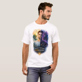 人間未来アイデンティティ変革アート Tシャツ (正面フル)
