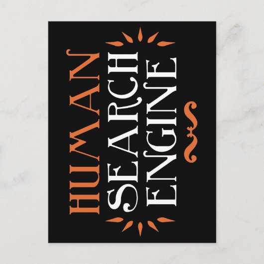 人間検索エンジン ポストカード (正面)