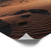 人間歩く宇宙の砂浜の孤独な旅 ポスター (角)