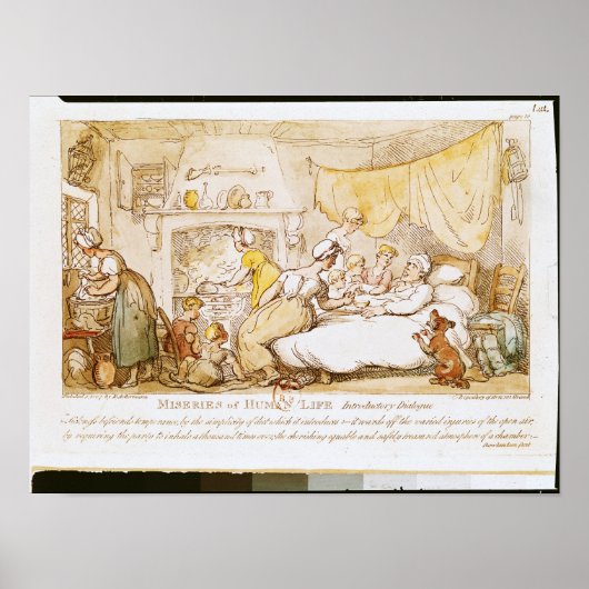 人間生活の悲惨さ – 入門対話 ポスター (正面)