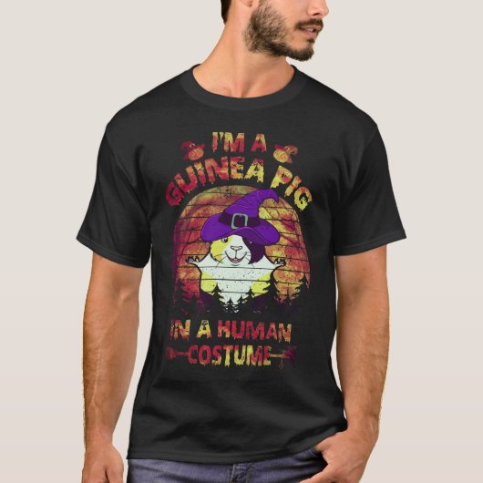 人間用のモルモットのコスチューム18選 Tシャツ (正面)