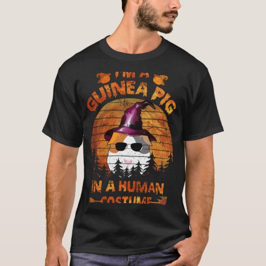 人間用のモルモットのコスチューム6選 Tシャツ (正面)