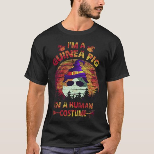 人間用のモルモットハロウィンコスチューム34 Tシャツ (正面)