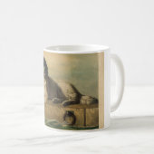 人間社会の著名なメンバー コーヒーマグカップ (正面右)