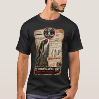 人間豆柱の獣 ― 謎の生物 Tシャツ