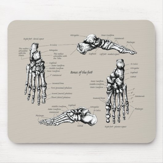 人間足 マウスパッド (正面)