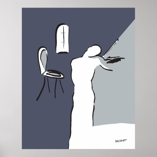 人間遊のバイオリン。 ポスター (正面)