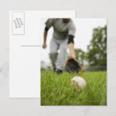 人間遊野球 ポストカード (正面/裏面)