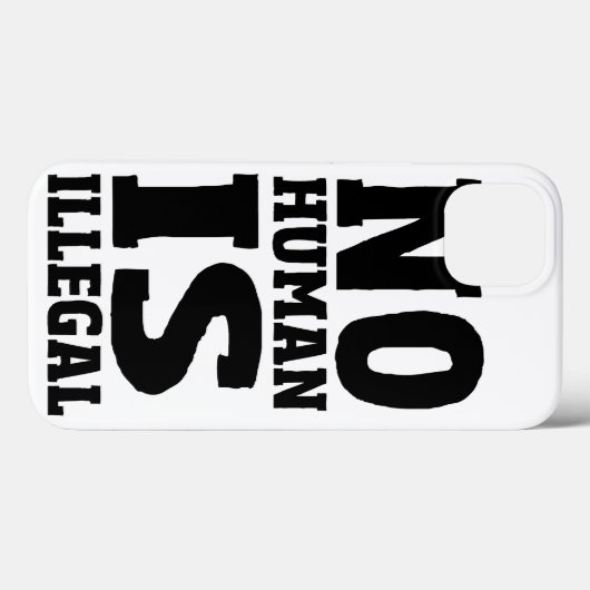 人間違法がありません Case-Mate iPhoneケース (裏面 (横))