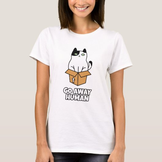 人間遠くにになる Tシャツ (正面)