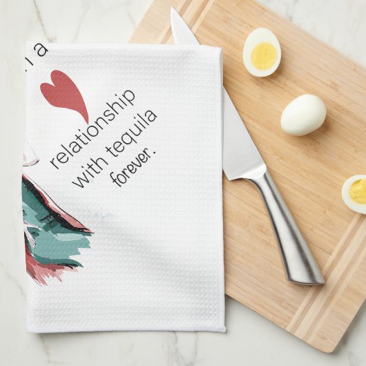 人間関係で キッチンタオル (四つ折り)