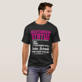 人間関係とロッキー屋の妻ガールフレンド1 Tシャツ (正面フル)
