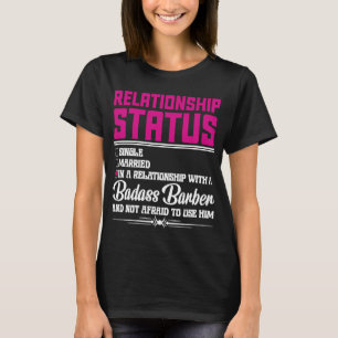 人間関係と理容師妻ガールフレンド1 Tシャツ