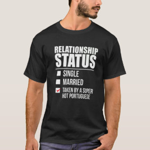 人間関係のステータス取得ホットポルトガル誇りを持ったPor Tシャツ