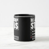 人間関係の状態すごい熱薬剤師 マグカップ (中央)