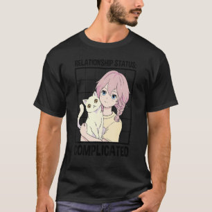 人間関係の状態複雑な猫の飼い主アニ Tシャツ