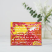 人間関係はがき2引用文を許可する ポストカード (スタンド正面)