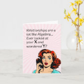 人間関係は代数Quipと同おもしろいじ カード (黄色い花)