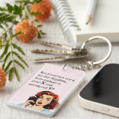 人間関係は代数Quipと同おもしろいじ キーホルダー (正面右)