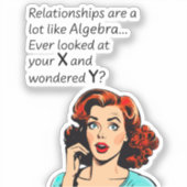 人間関係は代数Quipと同おもしろいじ シール (正面)