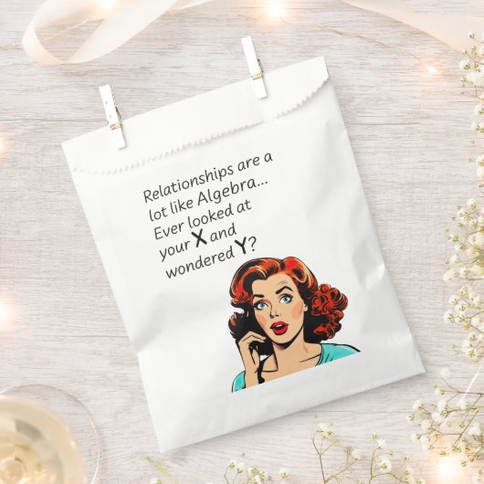 人間関係は代数Quipと同おもしろいじ フェイバーバッグ (クリップ留めされた状態)