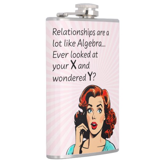 人間関係は代数Quipと同おもしろいじ フラスク (右)